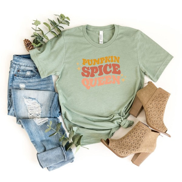 Pumpkin Spice Queen Short Sleeve Graphic Tee