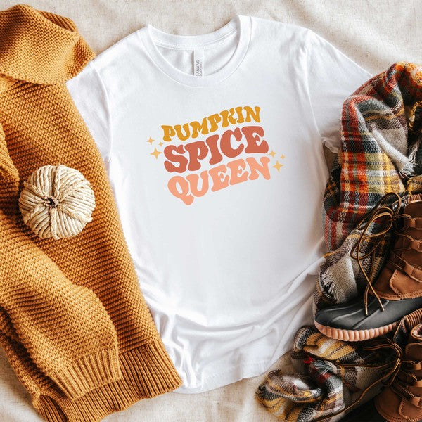 Pumpkin Spice Queen Short Sleeve Graphic Tee