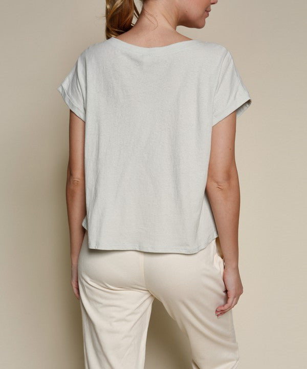 RECYCLED COTTON  PLAIN CROP
