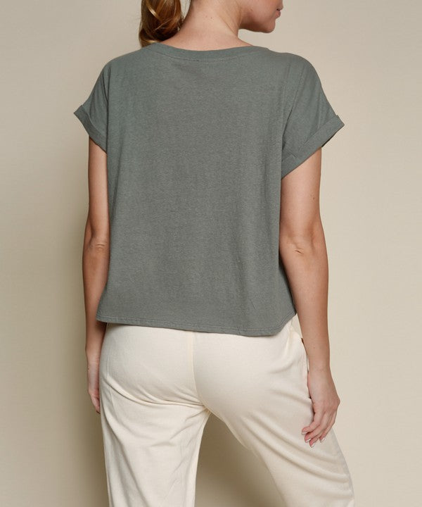 RECYCLED COTTON  PLAIN CROP