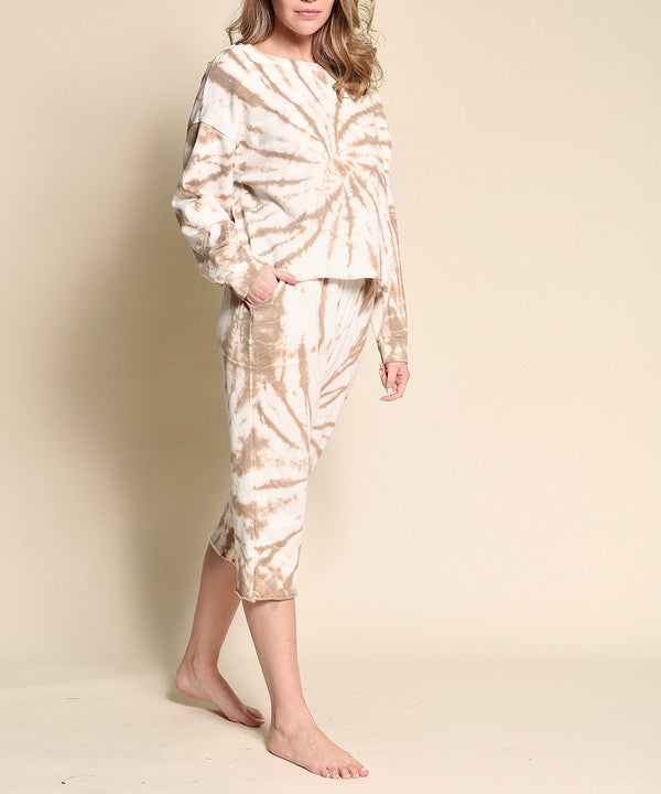 Recycled Cotton Vintage Tie-dye sweat sets