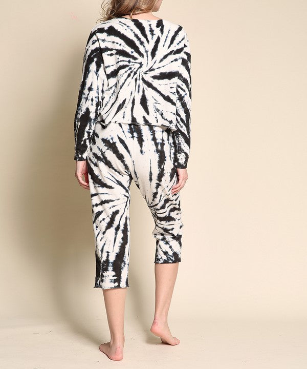 Recycled Cotton Vintage Tie-dye sweat sets