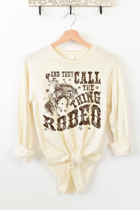 WESTERN RODEO COWBOYS LONG SLEEVE TEE